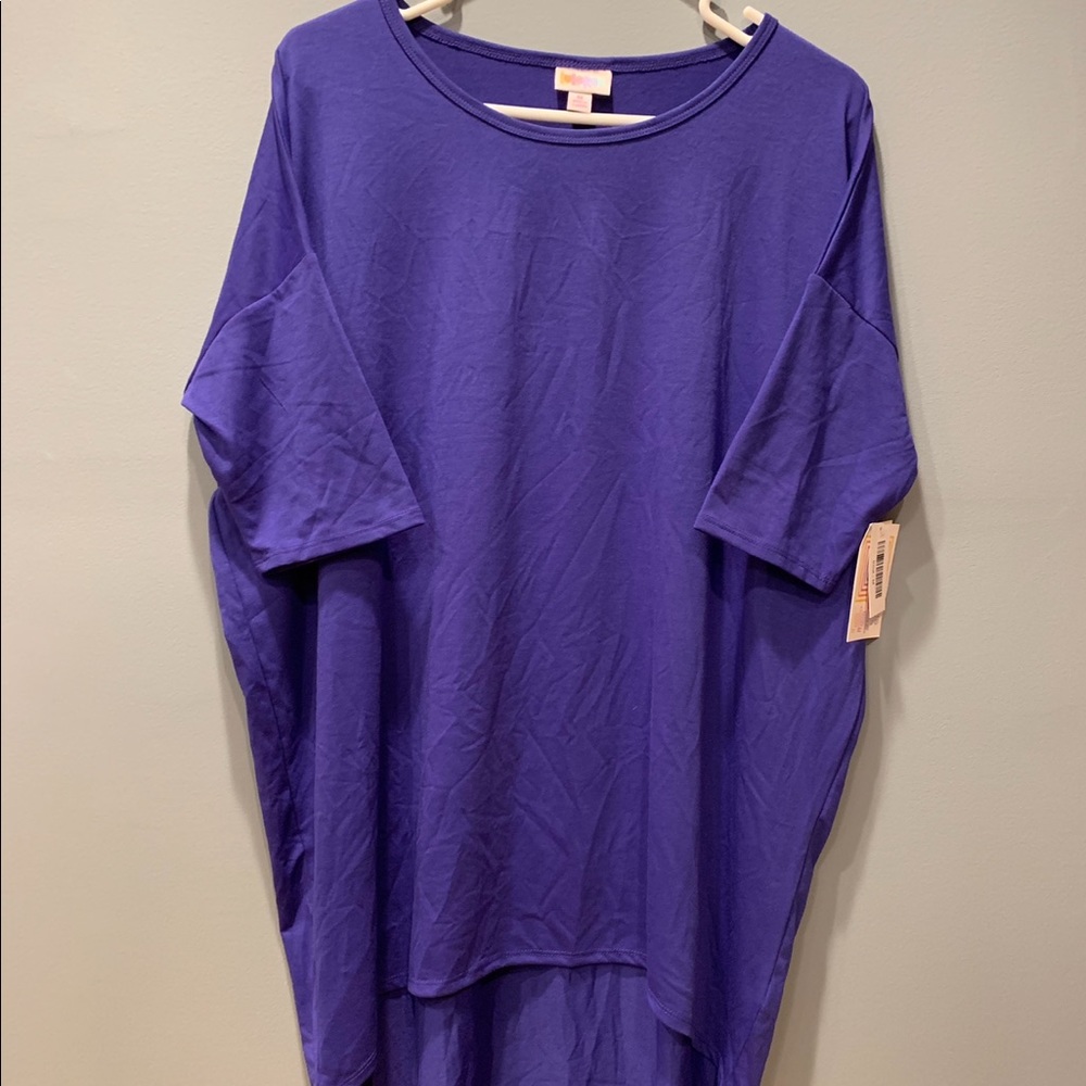 Lula Roe Blueish-Purple Irma